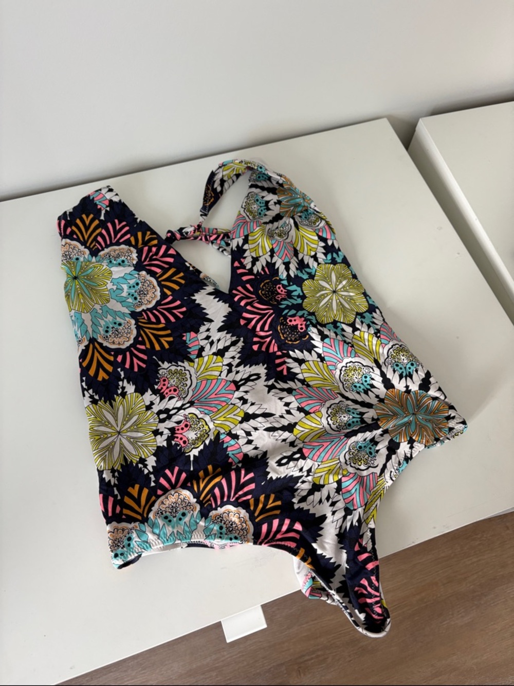 H&M Floral Multicolor One-Piece Swimsuit